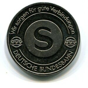 1983 Germany Bundesbahn Medal (b735-8)